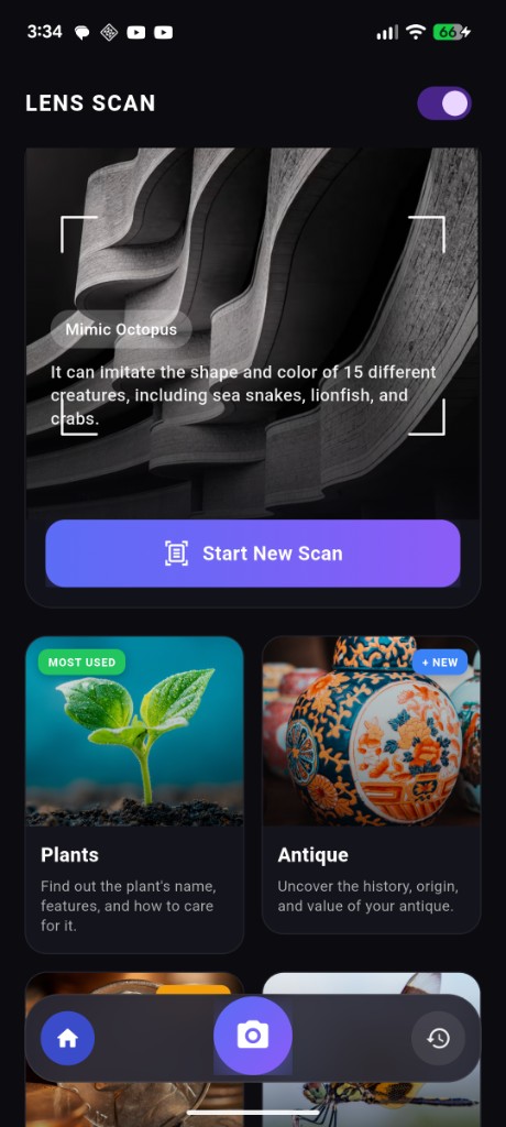 Lens Scan — Flutter mobile app by Muhammad Usama